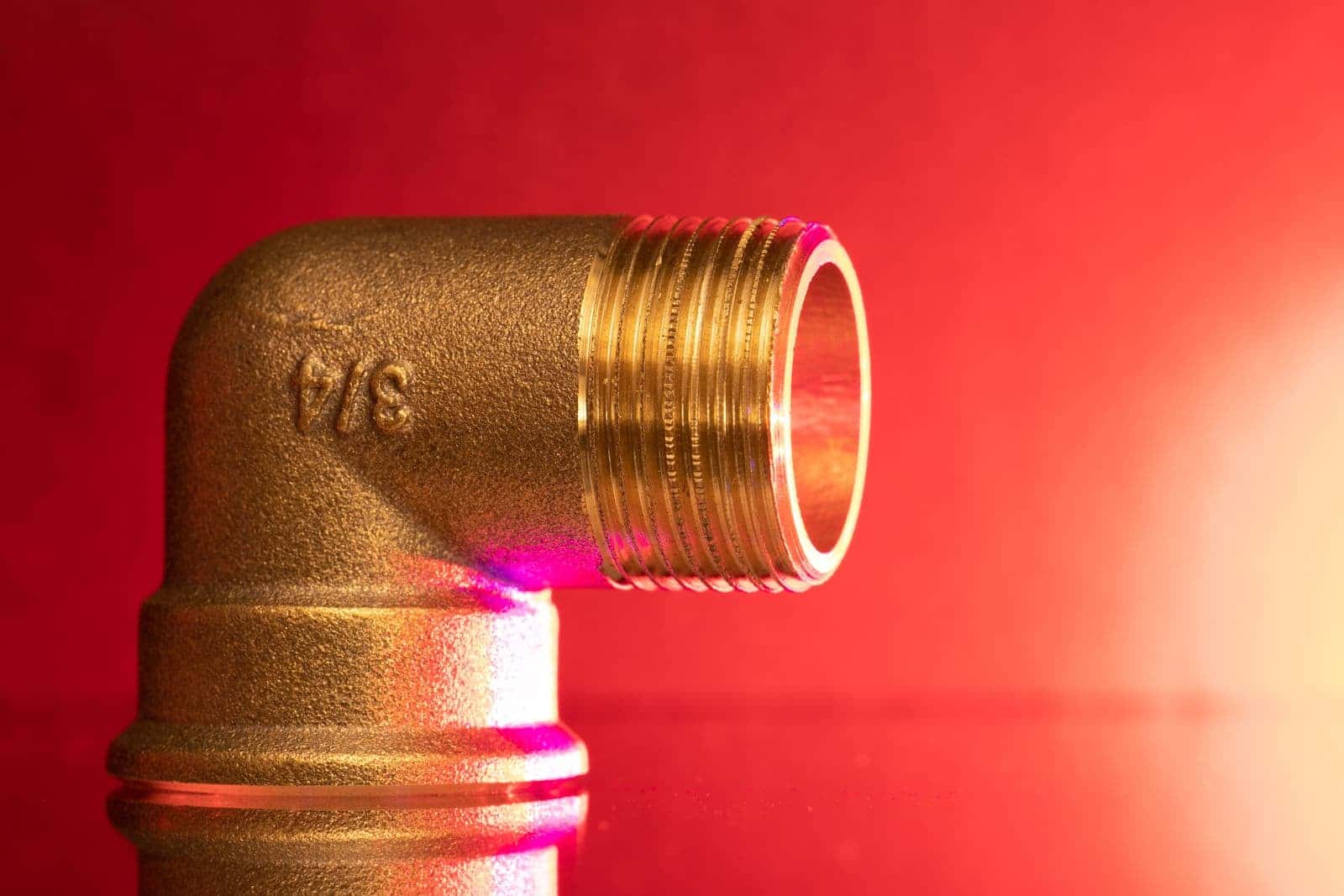 Brass pipe fitting