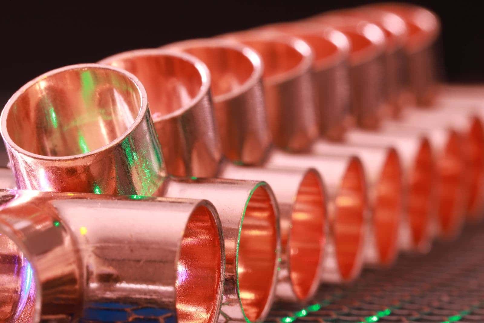 Copper water line fittings